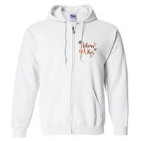 Autumn Vibes Cozy Full Zip Hoodie