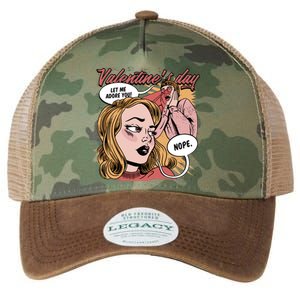 Anti Valentines Day Feminist Comic Legacy Tie Dye Trucker Hat