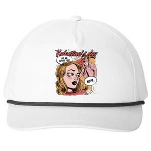 Anti Valentines Day Feminist Comic Snapback Five-Panel Rope Hat