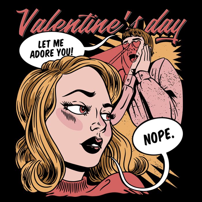 Anti Valentines Day Feminist Comic Toddler Hoodie