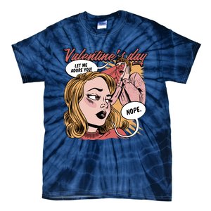 Anti Valentines Day Feminist Comic Tie-Dye T-Shirt