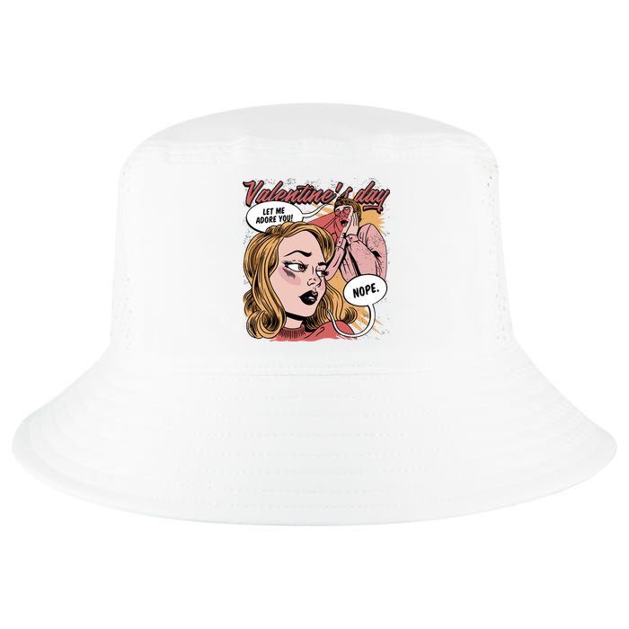 Anti Valentines Day Feminist Comic Cool Comfort Performance Bucket Hat