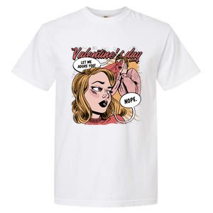 Anti Valentines Day Feminist Comic Garment-Dyed Heavyweight T-Shirt