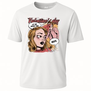 Anti Valentines Day Feminist Comic Cooling Performance Crew T-Shirt