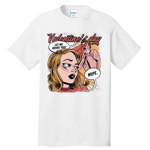 Anti Valentines Day Feminist Comic Tall T-Shirt