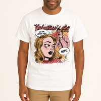 Anti Valentines Day Feminist Comic Tall T-Shirt