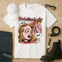 Anti Valentines Day Feminist Comic Tall T-Shirt