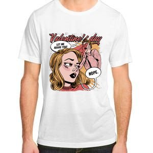 Anti Valentines Day Feminist Comic Adult ChromaSoft Performance T-Shirt