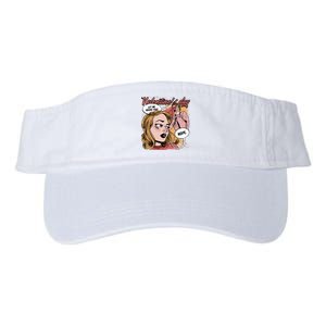 Anti Valentines Day Feminist Comic Valucap Bio-Washed Visor