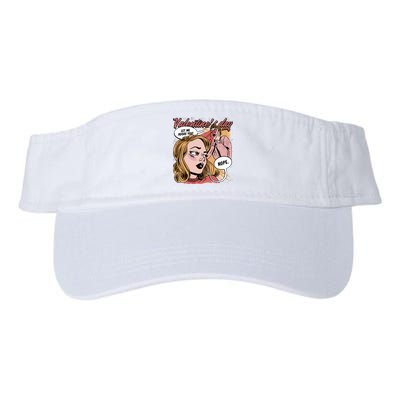 Anti Valentines Day Feminist Comic Visor