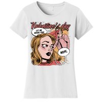 Anti Valentines Day Feminist Comic Women's T-Shirt