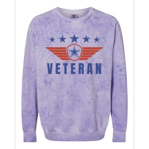 American Veteran Day Colorblast Crewneck Sweatshirt