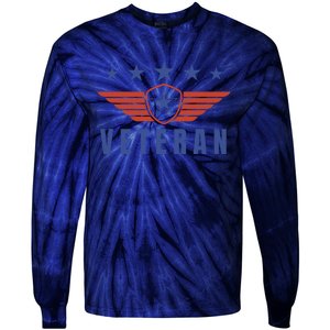 American Veteran Day Tie-Dye Long Sleeve Shirt