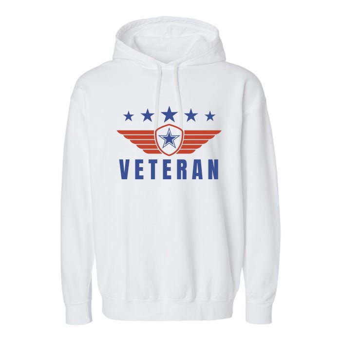 American Veteran Day Garment-Dyed Fleece Hoodie