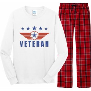 American Veteran Day Long Sleeve Pajama Set