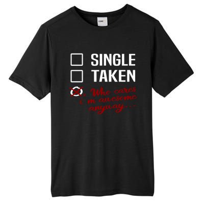 Anti Valentines Day Singles Awareness Day Cool Gift Tall Fusion ChromaSoft Performance T-Shirt