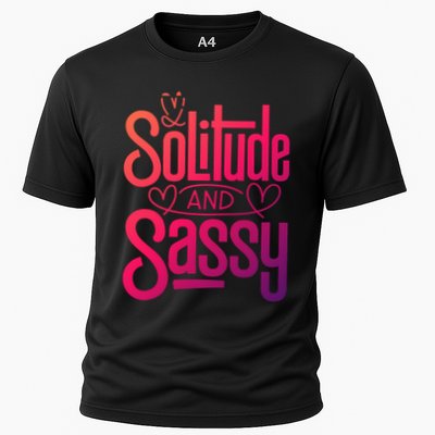 Anti Valentine Day Solitude And Sassy Vibes Gift Performance Shirt