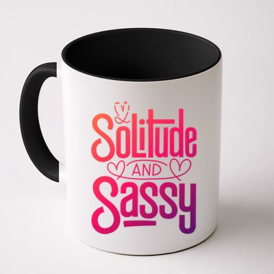 Anti Valentine Day Solitude And Sassy Vibes Gift Mug