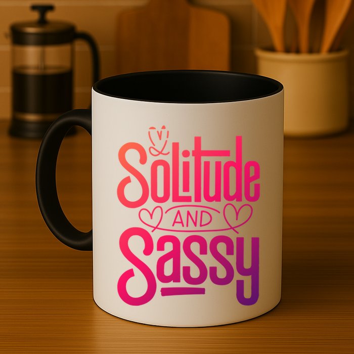 Anti Valentine Day Solitude And Sassy Vibes Gift Mug