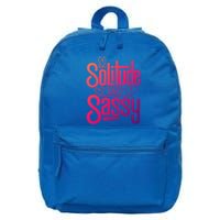 Anti Valentine Day Solitude And Sassy Vibes Gift 16 in Basic Backpack