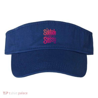 Anti Valentine Day Solitude And Sassy Vibes Gift Visor