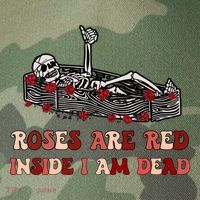 Anti Valentines Day Skeleton Roses Are Red Inside IM Dead Cool Gift Legacy Tie Dye Trucker Hat