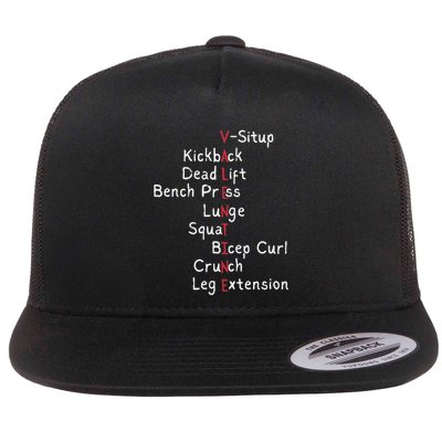 A Valentines Day Gym Workout Exercises Flatbill Hat