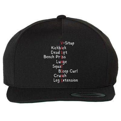 A Valentines Day Gym Workout Exercises Wool Snapback Cap