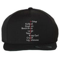 A Valentines Day Gym Workout Exercises Wool Snapback Cap