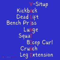 A Valentines Day Gym Workout Exercises Poster