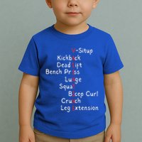 A Valentines Day Gym Workout Exercises Toddler T-Shirt