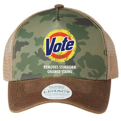 Antitrump Vote Detergent Funny Vintage Legacy Tie Dye Trucker Hat