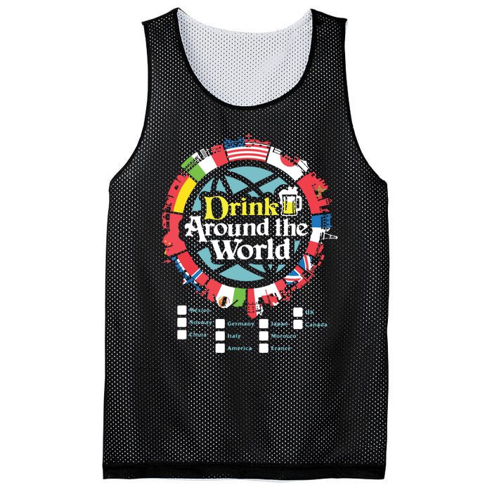 Adult Vacation Drinking Showcase Mesh Reversible Basketball Jersey Tank