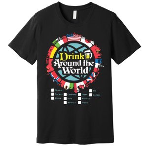 Adult Vacation Drinking Showcase Premium T-Shirt