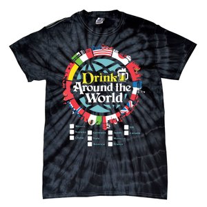 Adult Vacation Drinking Showcase Tie-Dye T-Shirt