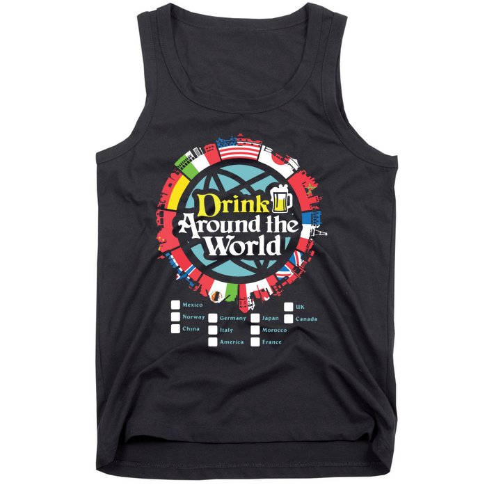 Adult Vacation Drinking Showcase Tank Top