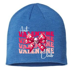 Anti Valentines Day Club Coquette Bow Vday For Single Gift Sustainable Beanie