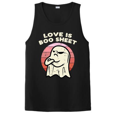 Anti Valentines Day Ghost Love Boo Sheet Single Awareness PosiCharge Competitor Tank