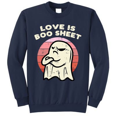 Anti Valentines Day Ghost Love Boo Sheet Single Awareness Sweatshirt