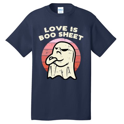 Anti Valentines Day Ghost Love Boo Sheet Single Awareness Tall T-Shirt