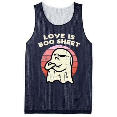 Anti Valentines Day Ghost Love Boo Sheet Single Awareness Mesh Reversible Basketball Jersey Tank