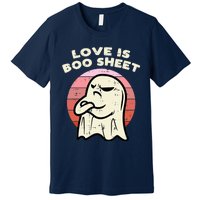 Anti Valentines Day Ghost Love Boo Sheet Single Awareness Premium T-Shirt