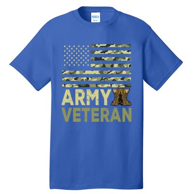 Army Veteran Day For Proud Veteran Grandpa Dad Veteran Day Gift Tall T-Shirt