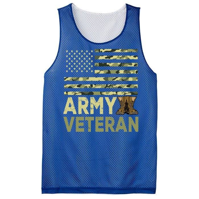 Army Veteran Day For Proud Veteran Grandpa Dad Veteran Day Gift Mesh Reversible Basketball Jersey Tank