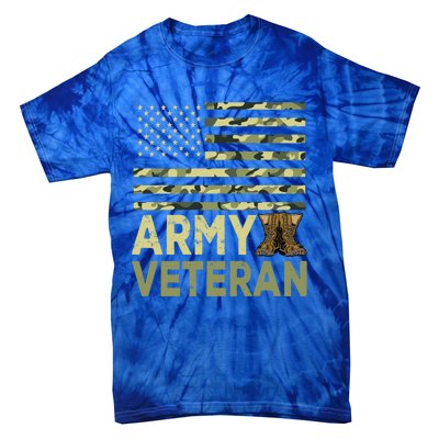 Army Veteran Day For Proud Veteran Grandpa Dad Veteran Day Gift Tie-Dye T-Shirt