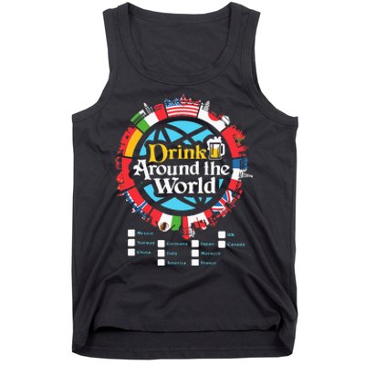 Adult Vacation Drinking Showcase Tank Top