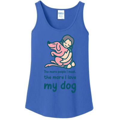 Anti Valentine Day Dog Lover Gift Ladies Essential Tank