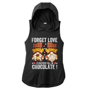 Anti Valentines Day Gnome Cute Gift Unique Chocolate Lover Gift Ladies PosiCharge Tri-Blend Wicking Draft Hoodie Tank