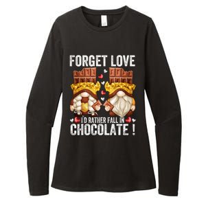 Anti Valentines Day Gnome Cute Gift Unique Chocolate Lover Gift Womens CVC Long Sleeve Shirt