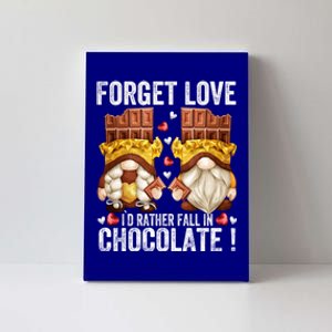 Anti Valentines Day Gnome Cute Gift Unique Chocolate Lover Gift Canvas